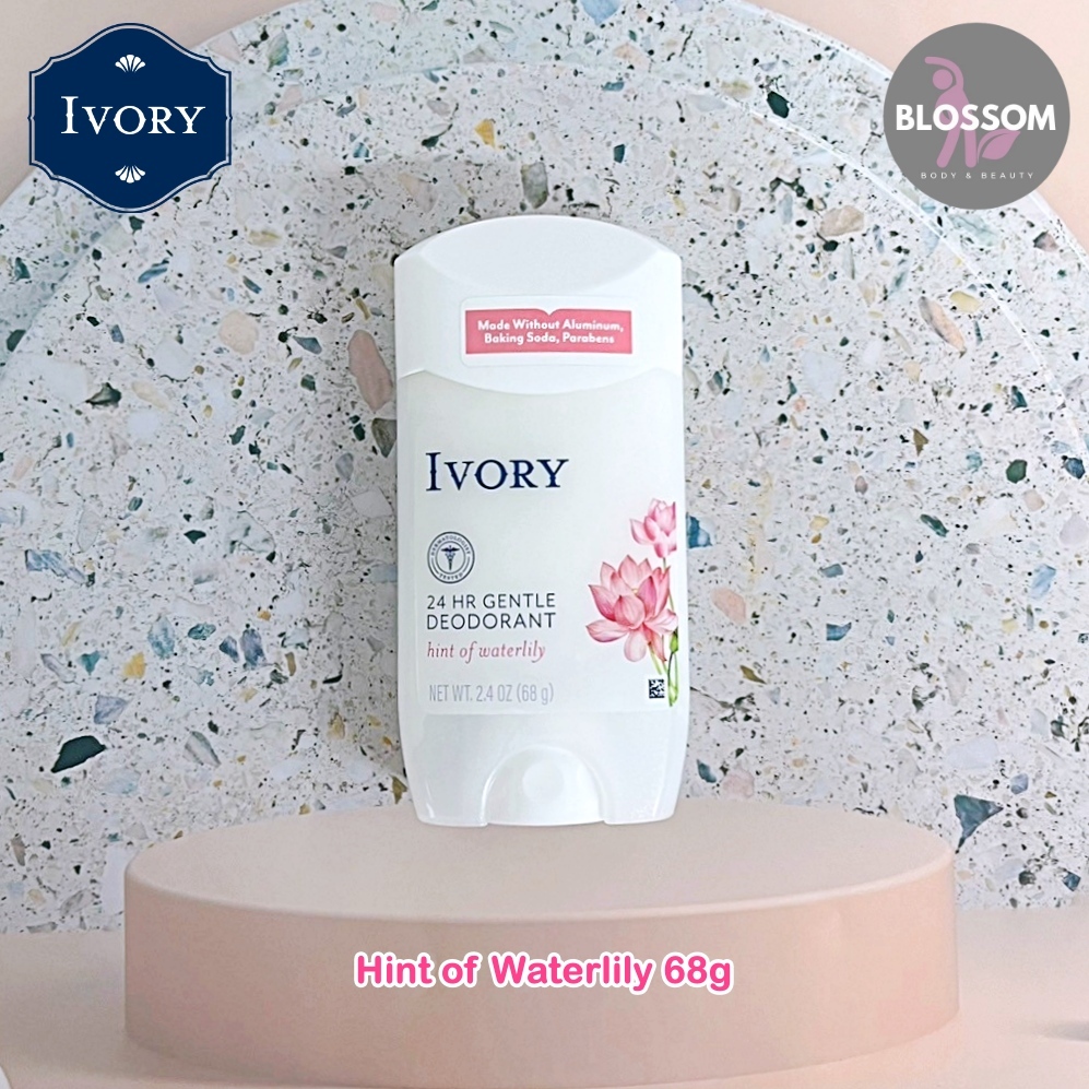 Ivory - Gentle Deodorant Stick Hint of Waterlily, 68g ไอวอรี่ โรลออนสติ ...