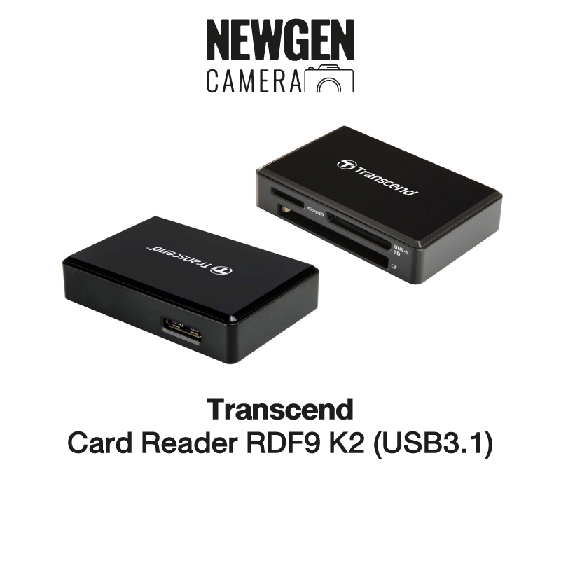เครื่องอ่านการ์ดTranscend Card Reader RDF9 K2 (USB3.1) ประกันสินค้า 2ปี ...