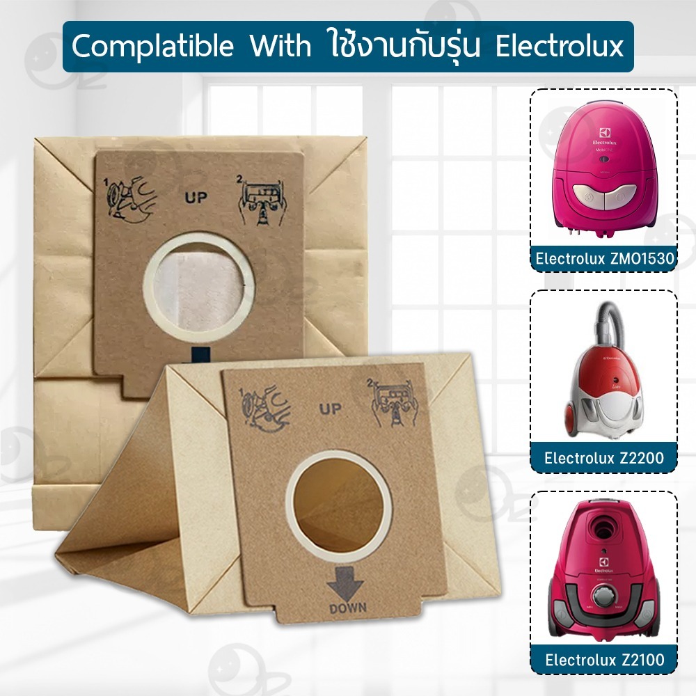 พร้อมส่ง ถุงกรองฝุ่น เครื่องดูดฝุ่น for Philips รุ่น Listo, ถุงเก็บฝุ่น