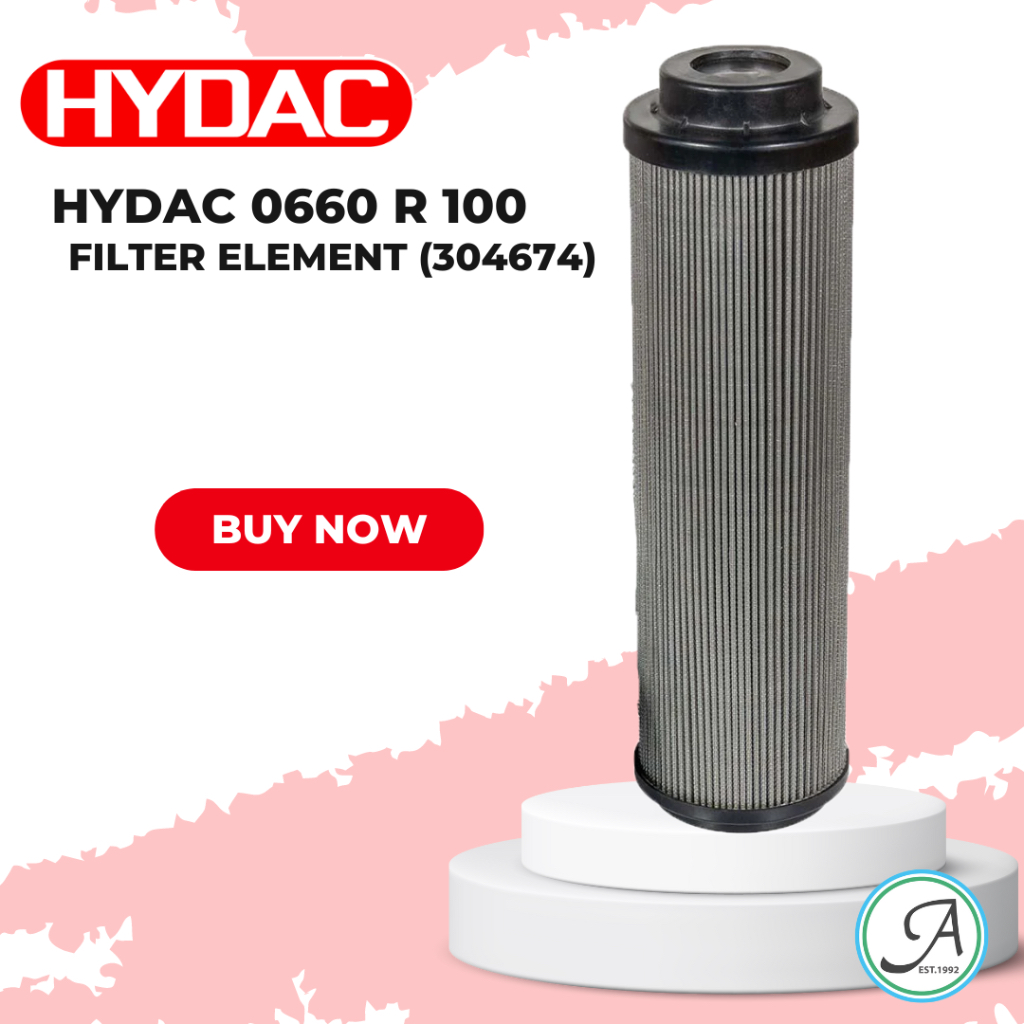HYDAC 0660 R 100 W FILTER ELEMENT (304674) ไส้กรองน้ำมันไฮดรอลิค ...