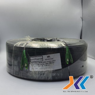สายไฟเบอร์ออฟติกสำเร็จรูป OUTDOOR FTTH DROP CABLE 2 CORE SC/APC-SC/APC ...