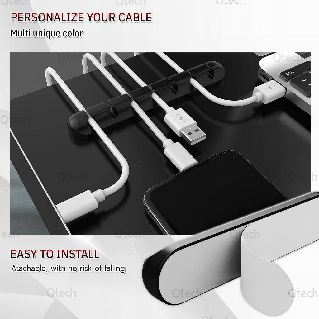 9Gadget - ซิลิโคนจัดระเบียบสาย ที่ยึดสาย USB สายเคเบิล ที่เก็บสายชาร์จ ...