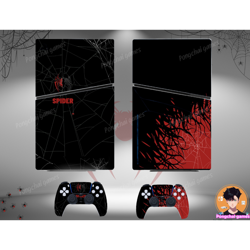ps5 slim สติกเกอร์ฟิล์ม sticker PS5 SLIM ป้องกันรอยขีดข่วน สติกเกอร์ผิว ...