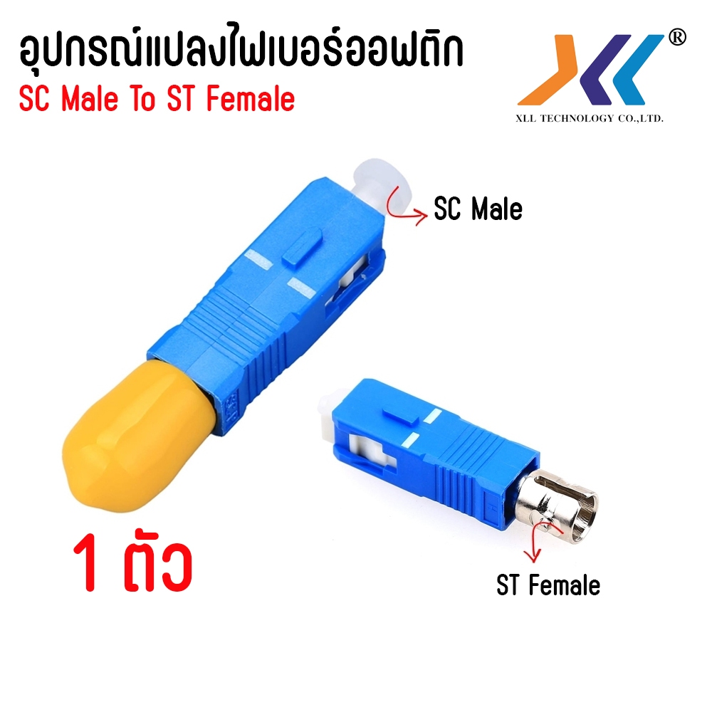 อุปกรณ์เเปลงหัวไฟเบอร์ออฟติกแบบ SC เป็น ST (SC To ST) | Shopee Thailand
