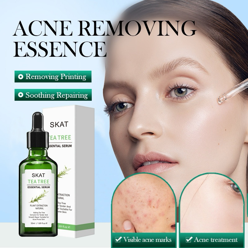 เซรั่มทีทรี SKAT Tea Tree Essential Serum 50ml เซรั่มจากสารสกัดทีทรี ...
