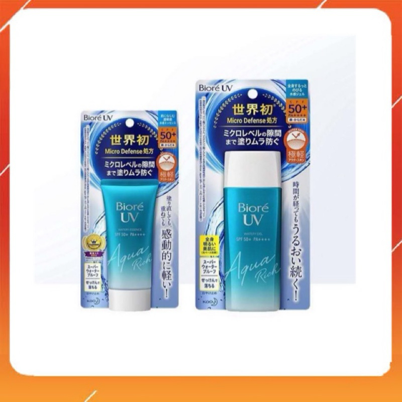 Biore UV Aqua Rich SPF50++PA++ ขนาด 50-90 กรัมนำเข้าจากญี่ปุ่น 100% ...