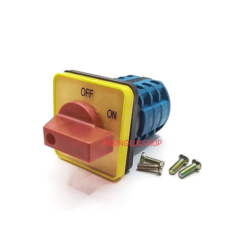 CAM SWITCH LW26-20A 3P OFF-ON 20A 660V แคมสวิตช์ สวิตช์บิด 20A 3P ...