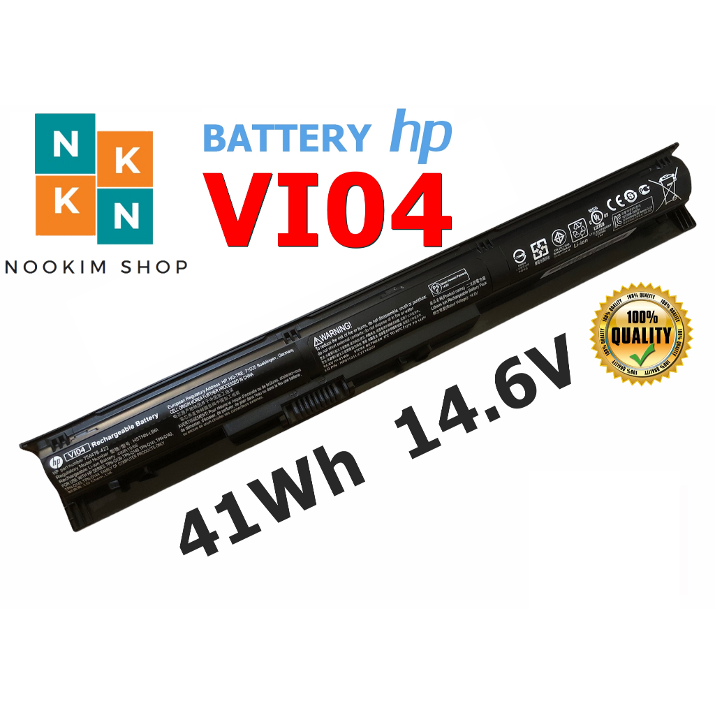 HP แบตเตอรี่ VI04 ของแท้ (สำหรับ ProBook 440 445 450 455 Envy 14 15 17 ...
