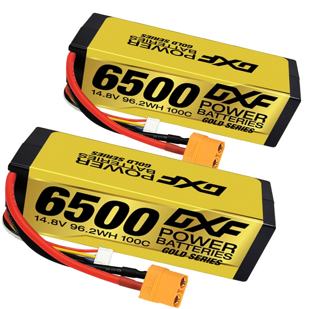 OVONIC 4s Lipo accu 14,8 V 5200 mAh 130 C met Deans T-stekker Lipo batterij voor RC auto truck Truggy quadcopter helikopter vrachtwagen boot vliegtuig (2 stuks