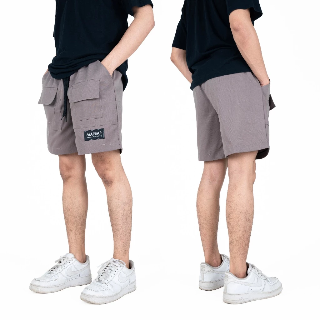 MAFEAR – กางเกงขาสั้นวินเทจ รุ่น Vintage Short สีดำ สีเขียวขี้ม้า สีกรมท่า สีเทา สีเบจ สีเขียวหม่น https://wayoza.com