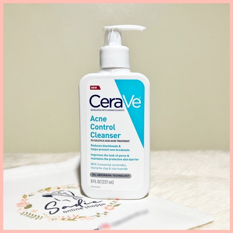 CERAVE ACNE CONTROL CLEANSER 2 SALICYLIC ACID ACNE TREATMENT 237ml