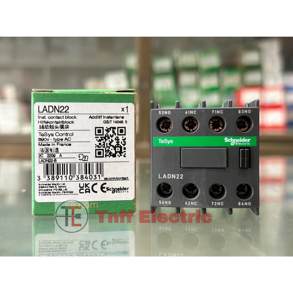 Schneider LADN22 คอนแทคช่วย (2NO+ 2NC) | Shopee Thailand