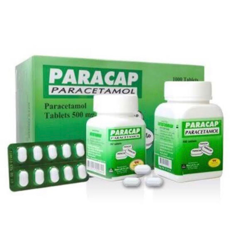 paracap พาราแคพ พาราเซตามอล แผง กระปุก ลดไข้ | Shopee Thailand