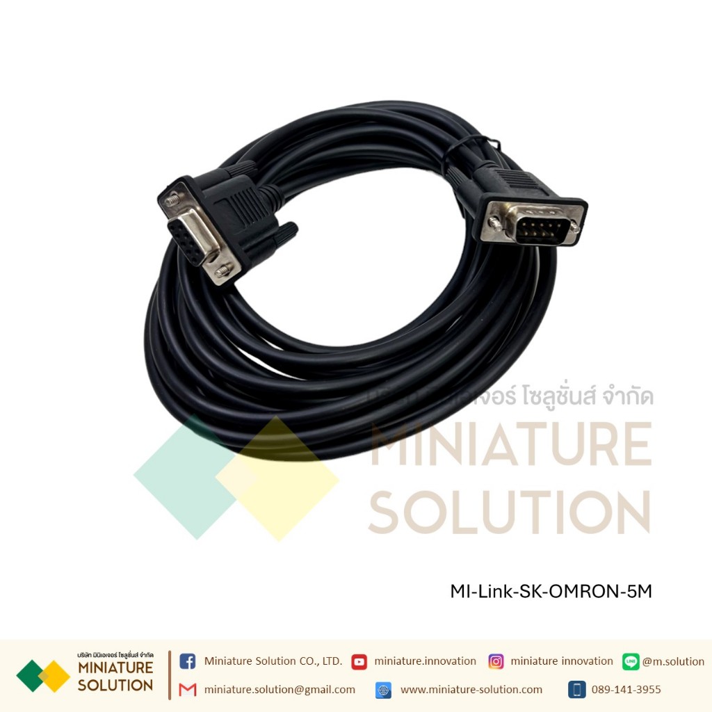 สาย PLC OMRON to HMI SAMKOON 3M RS232 (SAMKOON CABLE TO OMRON PLC) 3 ...