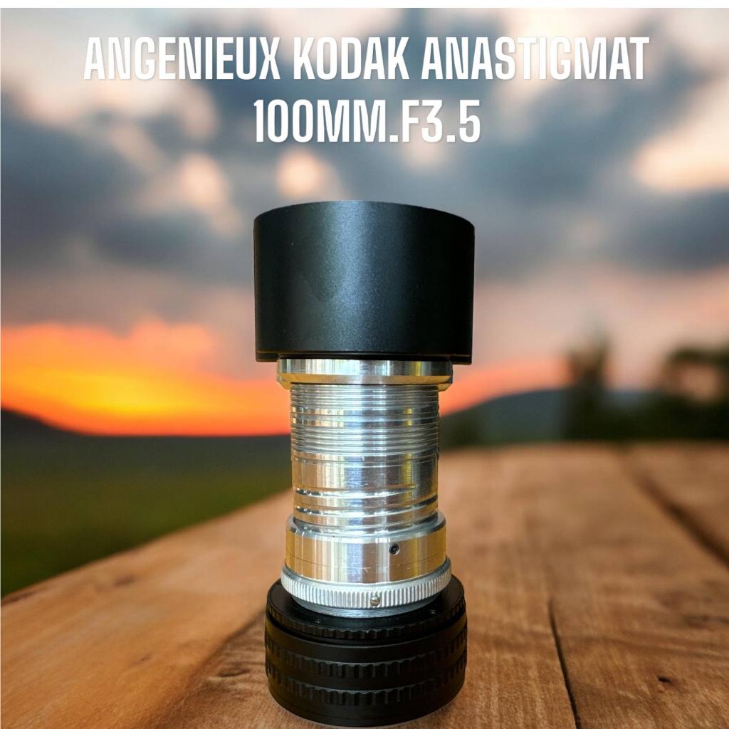 Objectif Angenieux 100mm F/3.5 Pour Kodak – Ancien Anastigmat