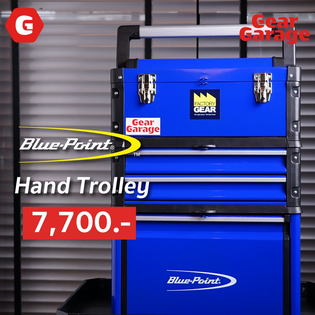 ชุดรถเข็นเครื่องมือช่าง แบบกระเป๋าลาก BLUE-POINT NO.BLPHTB Hand Trolley ...