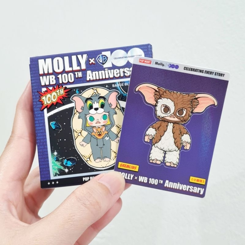 POP MART Molly x Warner Bros. 100th Anniversary Badge Gremlins | Shopee ...