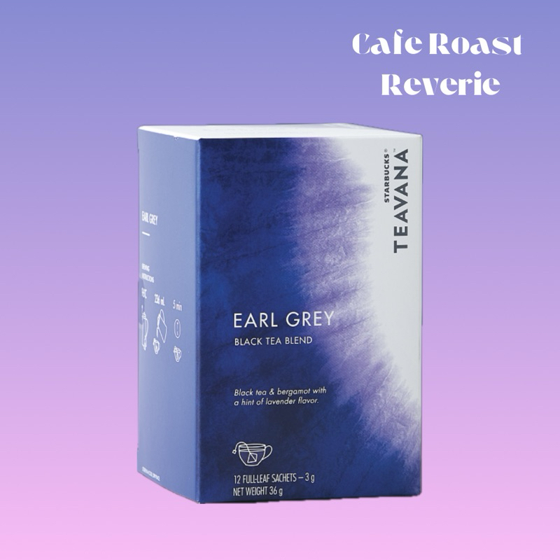 Starbucks TEAVANA Earl Grey Black Tea Blend กลมกล่อม หอมกลิ่นมะกรูดบางๆ
