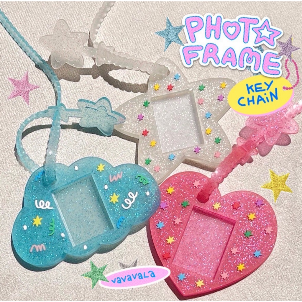 [Vavavala] Photo Frame Key Chain พวงกุญแจ (สายคล้องใส่รูป) ***ไม่รวมรูป ...