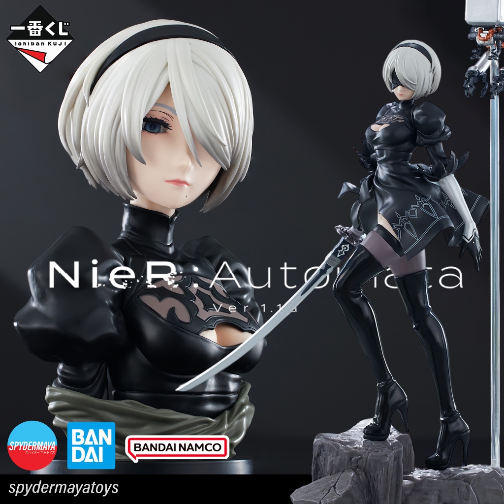 Verre à Collection Nier Automata – Ichiban Kuji Lot D, Personnage 2B, édition 2023 Banpresto – Neuf Sous Emballage
