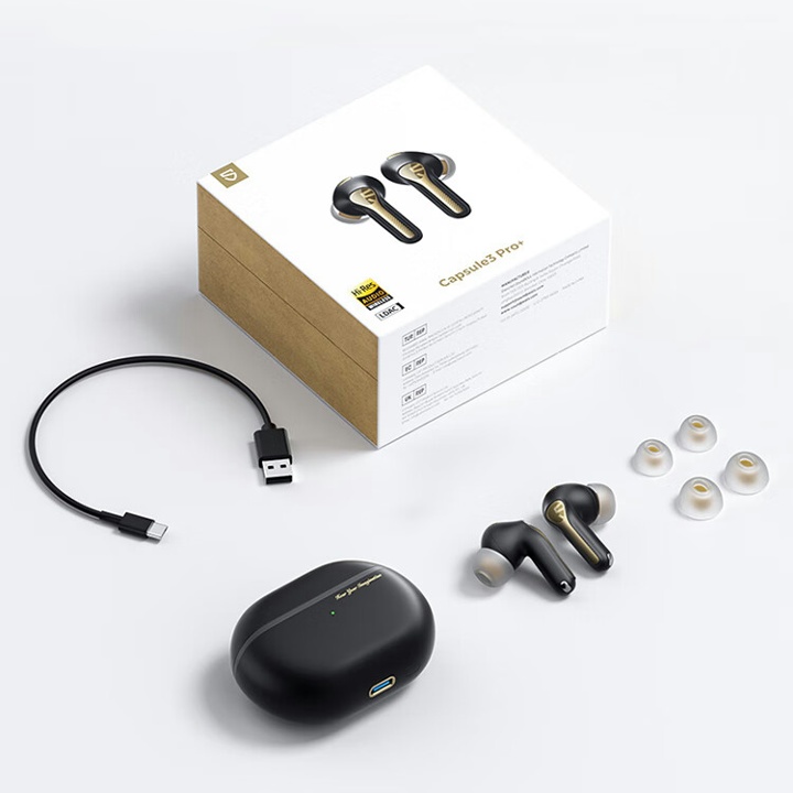 SoundPEATS Capsule3 Pro+ รุ่นใหม่ Hi-Res LDAC หูฟังบลูทูธ 5.3 MEMS Driver หูฟังไร้สาย Hybrid ANC