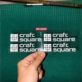 สติกเกอร์ craft square สะท้อนแสง สำหรับติดกระมองข้าง | Shopee Thailand