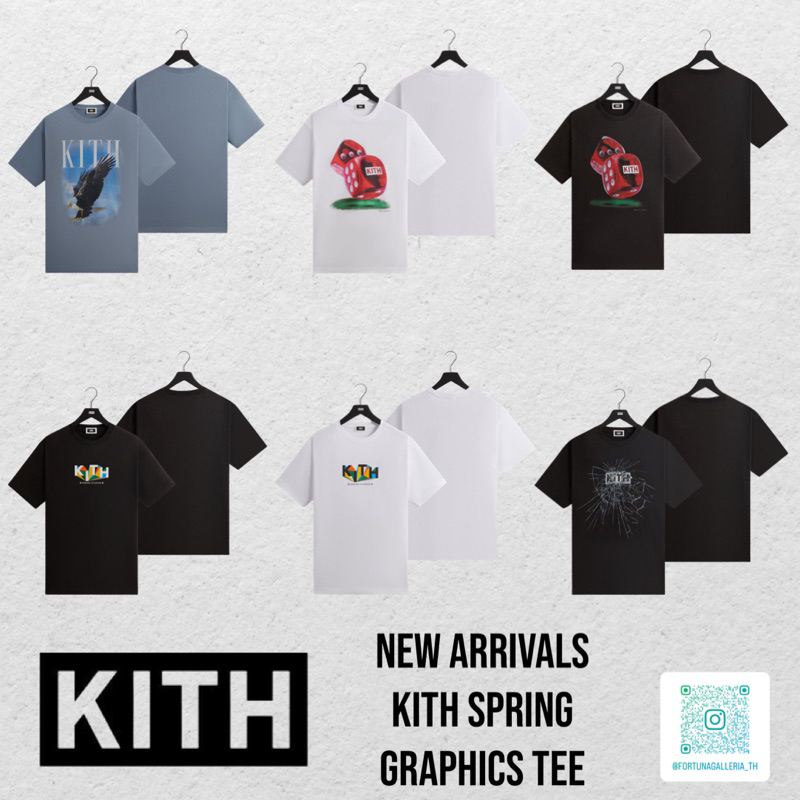 KITH Graphics Tee เสื้อยืดยี่ห้อ KITH ของแท้ 100% | Shopee Thailand