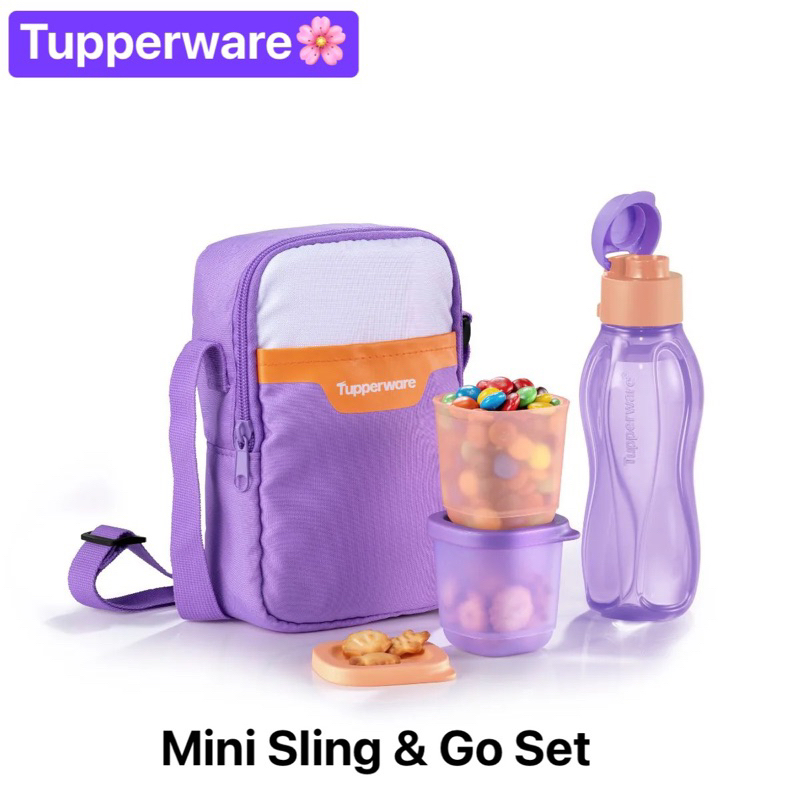 Tupperware รุ่น Mini Sling N Go Set สีม่วง | Shopee Thailand