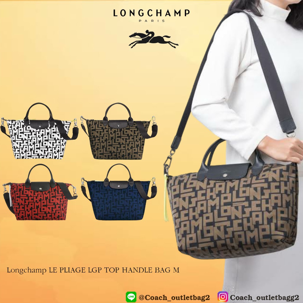 Longchamp LE PLIAGE LGP TOP HANDLE BAG M Shopee Thailand