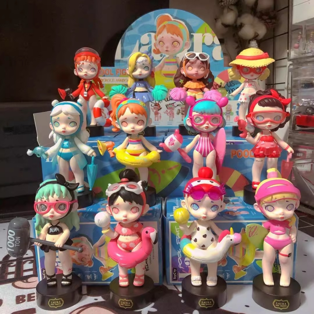 ✓พร้อมส่ง LAURA Pool Fight Series Toycity งานแท้? ยก Box 12 + 