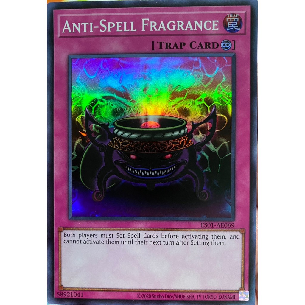 Love Spell Perfume Yu-Gi-Oh! TCG Card: 3X ANTI-SPELL FRAGRANCE (DUDE-EN052)  - Ultra Rare Playset, Near Mint Anti Spell Fragrance Playset 3x