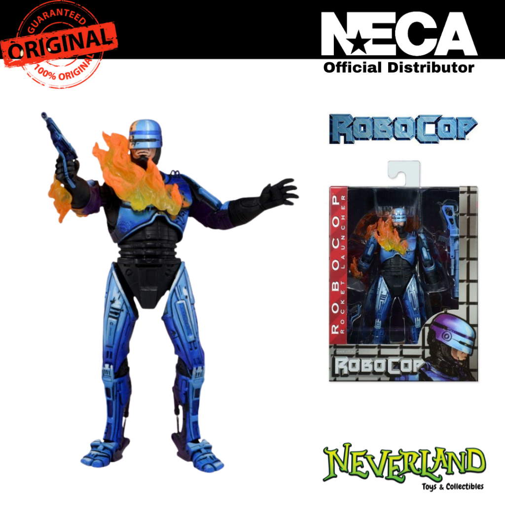 NECA RoboCop Vs. The Terminator - Fire-Damaged Robo Cop | Shopee Thailand