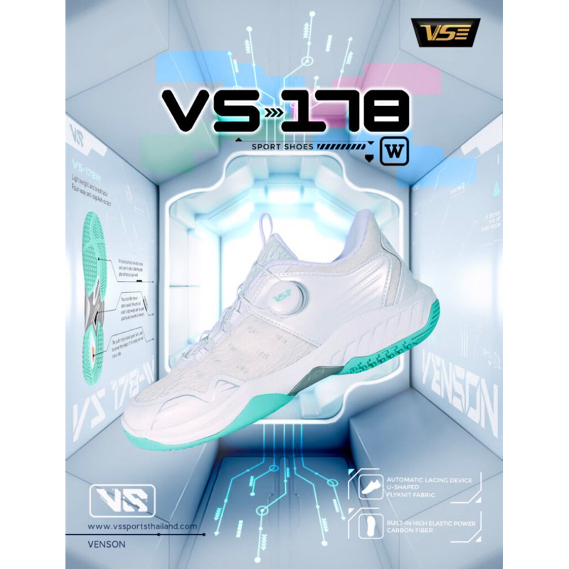 VENSON รองเท้าแบดมินตัน VS รุ่น VS178W | Shopee Thailand