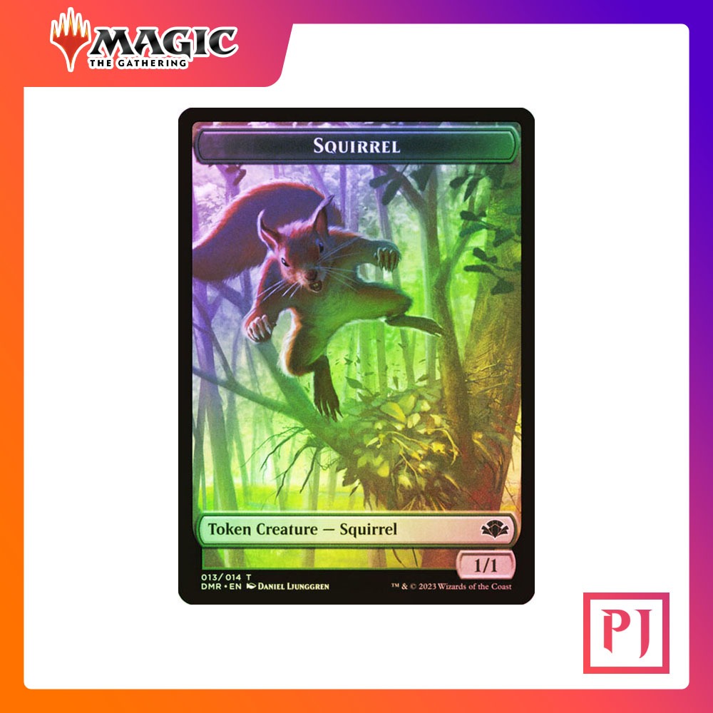 [MTG] Squirrel Token {DMR} [TOKEN] [COMMON] [FOIL] [ENG] (การ์ดเมจิค ...
