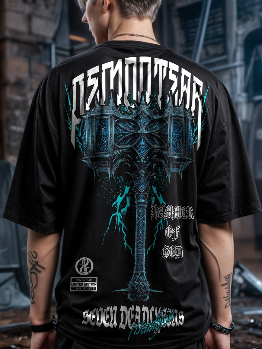 เสื้อ DemonTear Hammer of God | Shopee Thailand