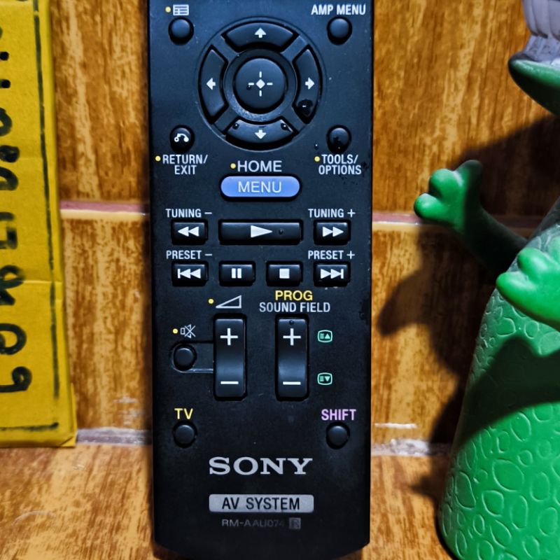 รีโมทเครื่องเสียง SONY SOUND BAR RM-AAU074สำหรับ HT-CT150 HT-AS5 HT ...