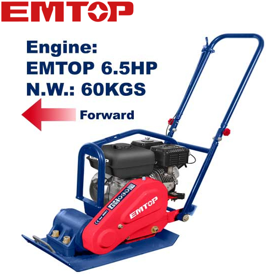 EMTOP เครื่องตบดิน 4 จังหวะ 6.5 แรง ( Gasoline plate compactor ) รุ่น ...