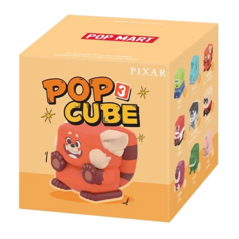 (พร้อมส่งแบบระบุตัว) Pop MART Disney/Pixar POP CUBE-3 Series Figures ...