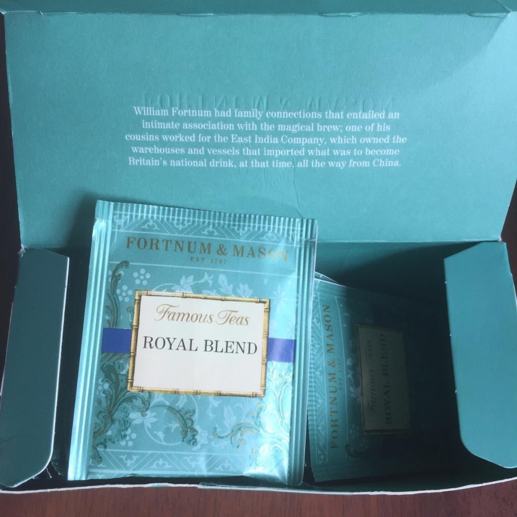 ชาอังกฤษ แท้ Fortnum & Mason - Famous tea Royal Blend 25 Tea Bags แบ่ง ...