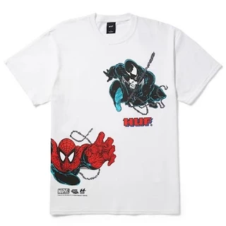 HUF FACE OFF TEE - WHITE