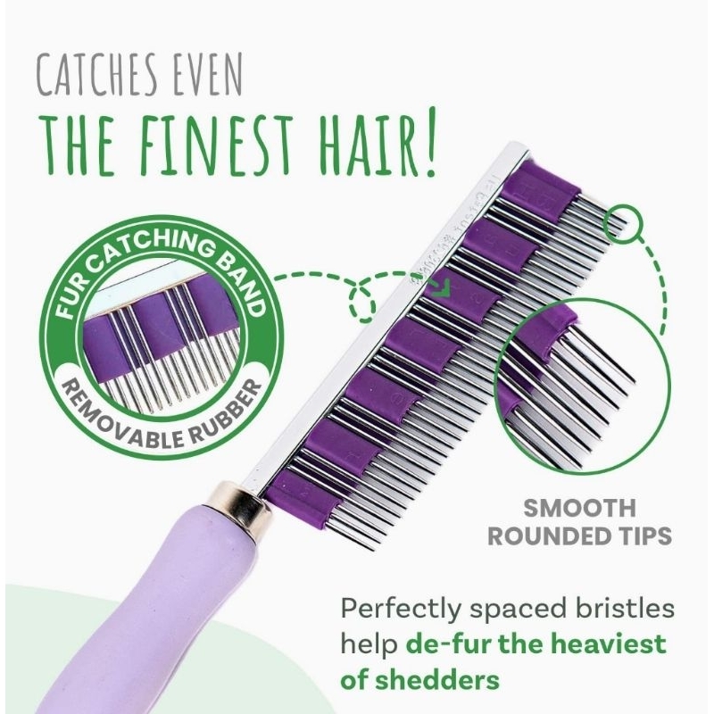 พร้อมส่งอังคาร 22/10 หวีขนสัตว์ hair buster comb, หวีกระต่าย | Shopee ...