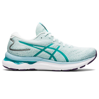 ASICS : GEL-NIMBUS 24 WOMEN RUNNING ผู้หญิง รองเท้าวิ่ง ของแท้ SOOTHING SEA/SEA GLASS