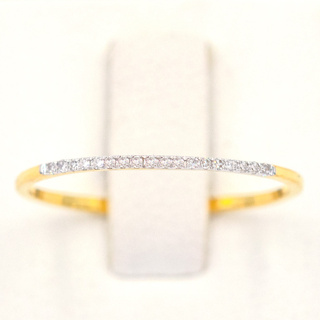 แหวนแถว แหวนเพชร แหวนทองเพชรแท้ ทองแท้ 37.5% (9K) SI329