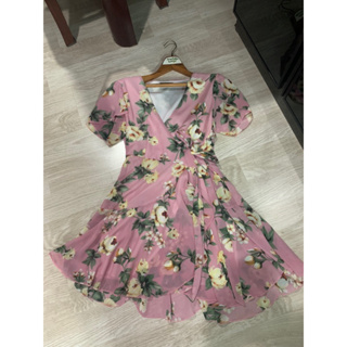 (used) Y&K SHOP dress ลายดอก ยาว 32”