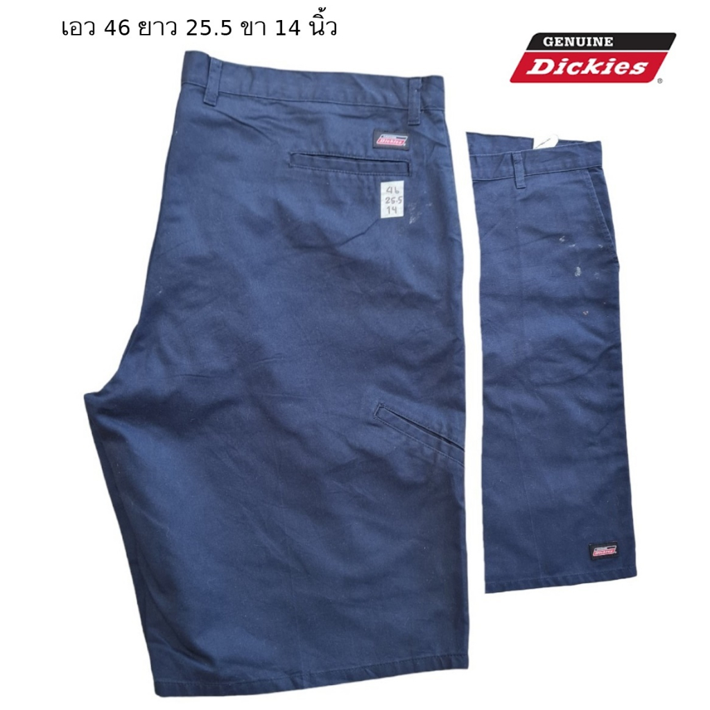 dickies-กางเกงสามส่วน-5-กระเป๋า-สีกรม-size-46