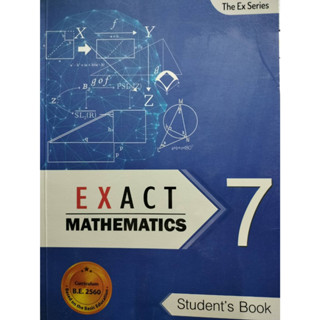 exact mathematics 7 student book  ****หนังสือสภาพ80%*****จำหน่ายโดย  ผศ. สุชาติ สุภาพ