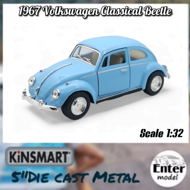 kinsmart-โมเดล-รถ-เหล็ก-เกรด-พรีเมียม-ลิขสิทธิ์-แท้-รถ-คลาสสิค-รถเต่า-volkswagen-classical-beetle-ยาว-12-5cm-hit