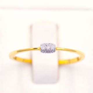 แหวนเพชรกล่องเล็ก แหวนเพชร แหวนทองเพชรแท้ ทองแท้ 37.5% (9K) ME025