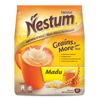 NESTLE NESTUM 3in1 Honey (15ซองx28กรัม) Nestum เนสตุ้ม 3in1 พร้อมชง ข้าวโอ๊ตมาเล อร่อยพลังงานต่ำ วิตามินสูง