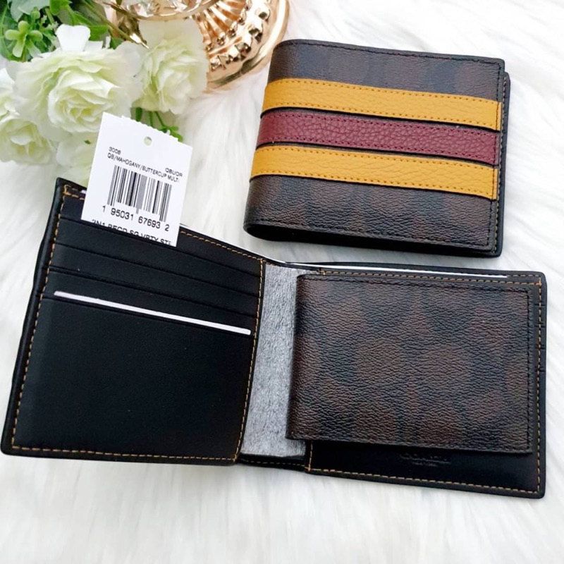 สด-ผ่อน-กระเป๋าสตางค์มีไส้-3008-compact-id-wallet